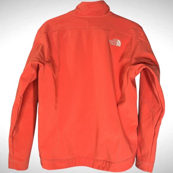 North Face Women's L 7 Summits Project Apex Jacket Orange Softshell Granola Girl - Picture 3 of 14
